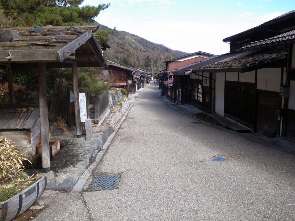 人の少ない奈良井宿